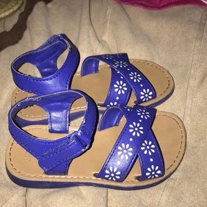 Toddler blue/purple sandals
